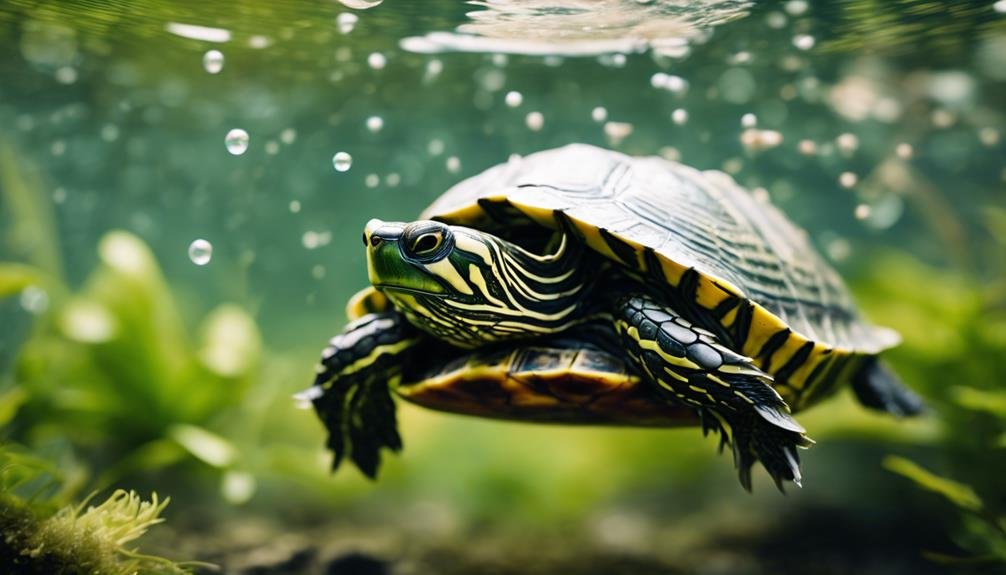 aquatic reptiles breathe underwater