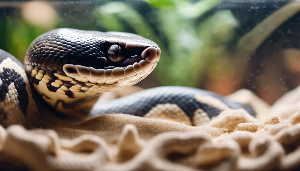 avoid sand for snakes