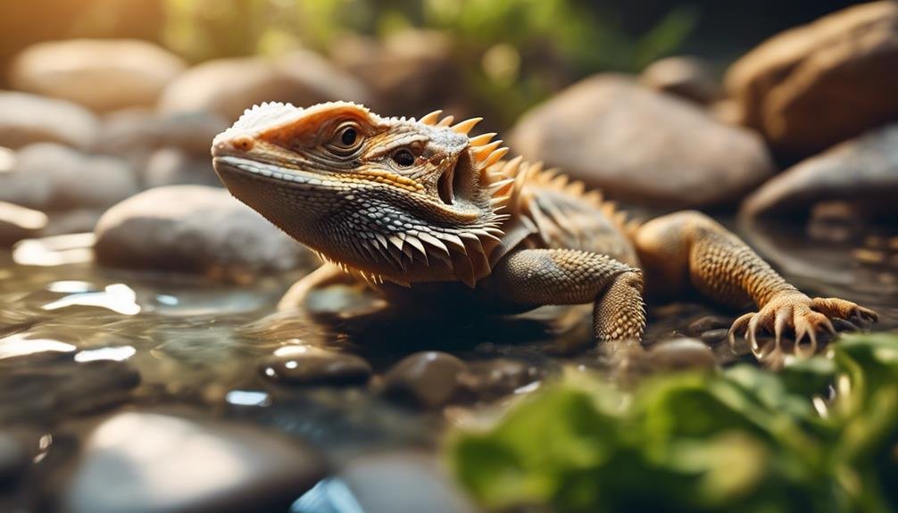 bearded dragons and water
