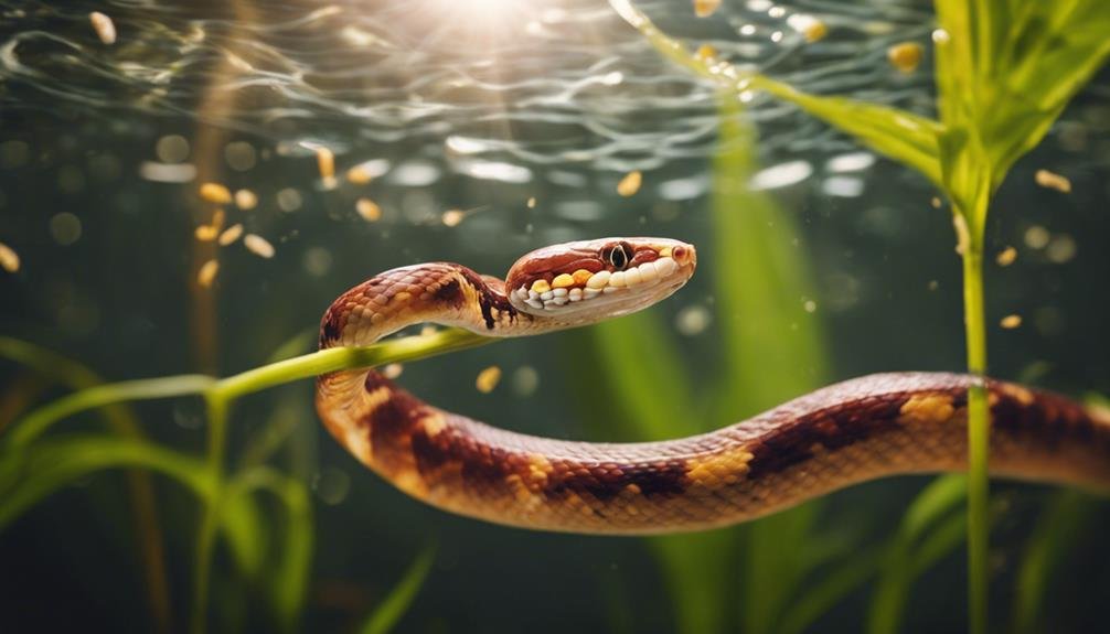 corn snakes and swimming