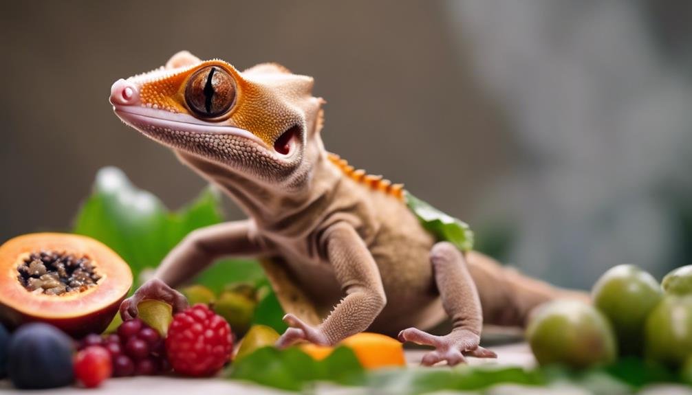 crested gecko dietary needs