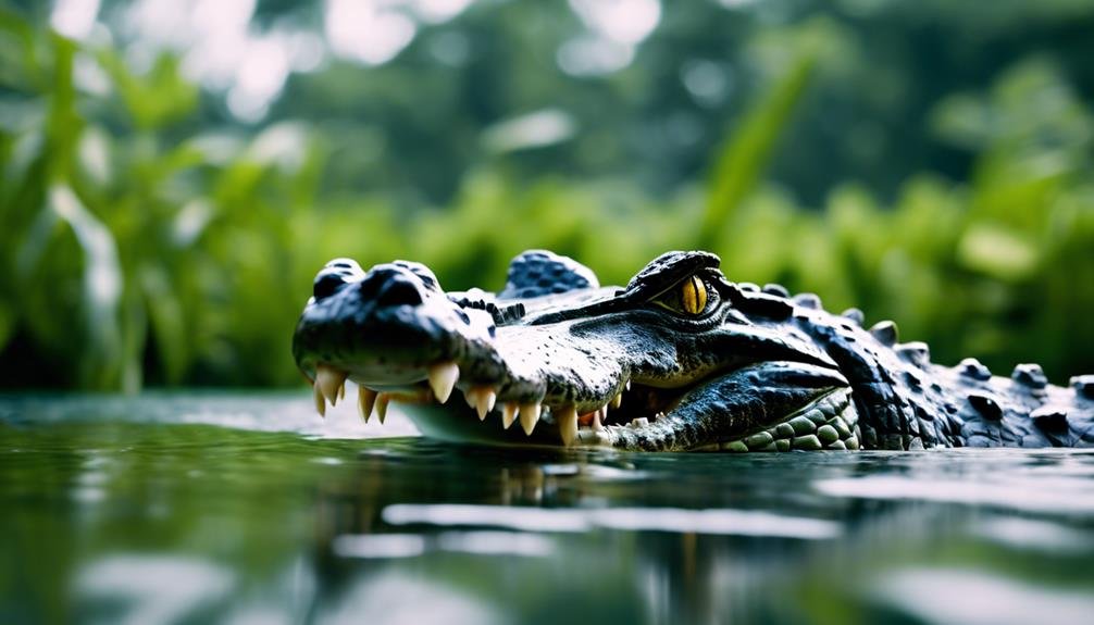crocodile hunting in rivers
