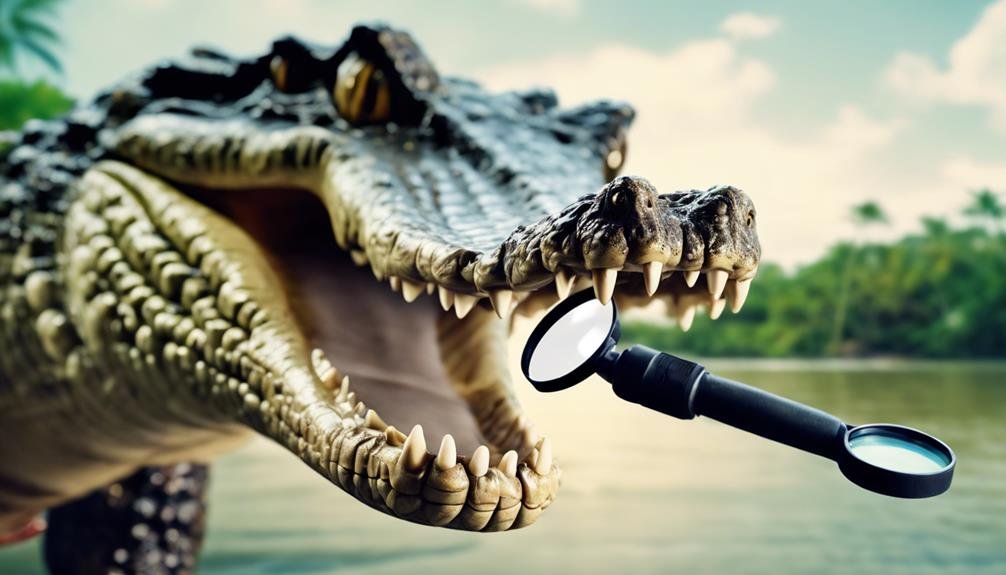 crocodile teeth jaw dropping numbers