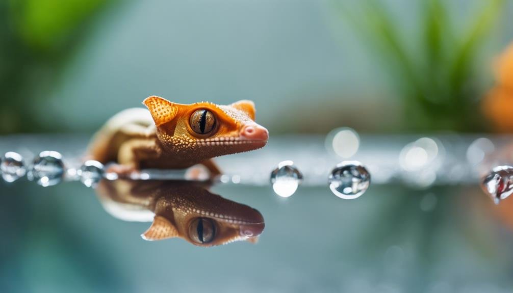 dehydration in crested geckos