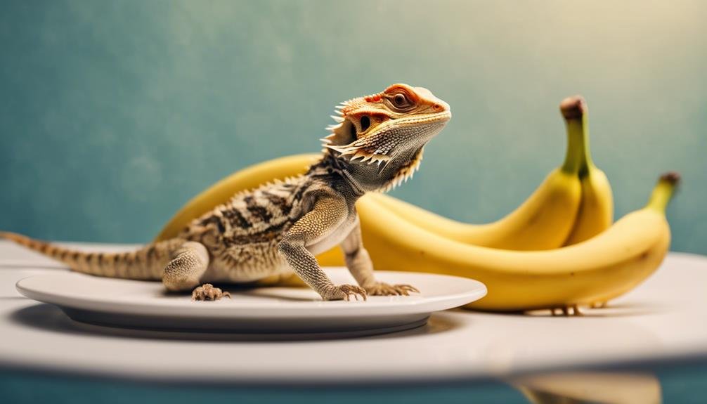 feeding bearded dragons bananas