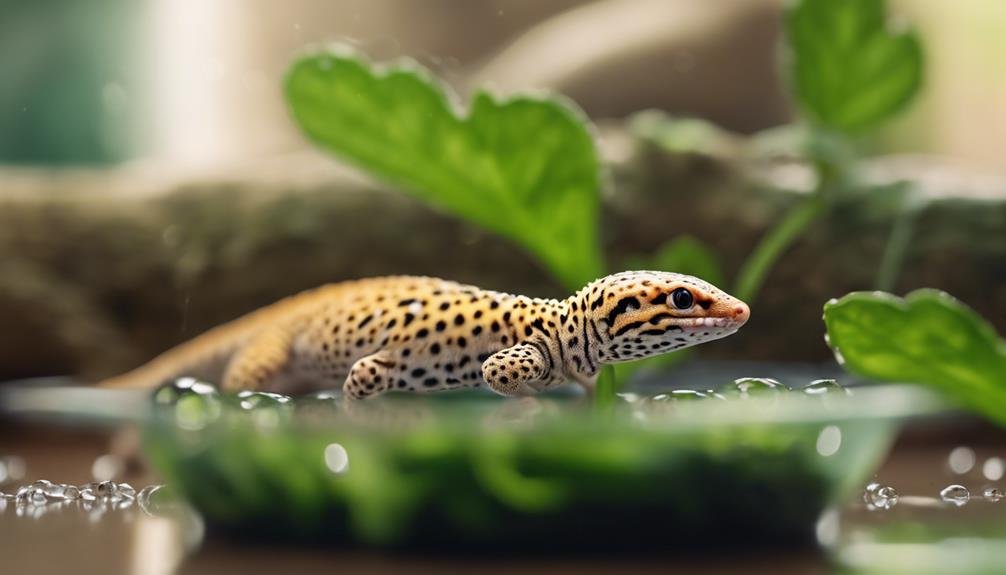 leopard gecko water needs