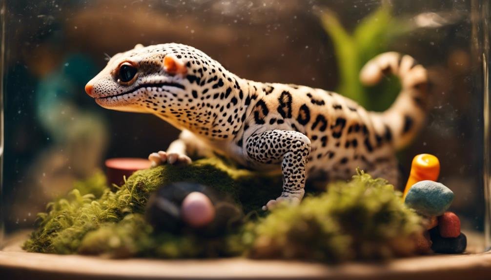 leopard geckos and climbing