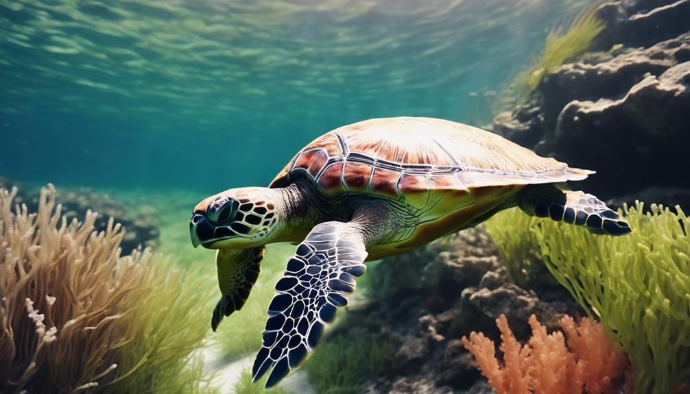 turtle diet in ocean