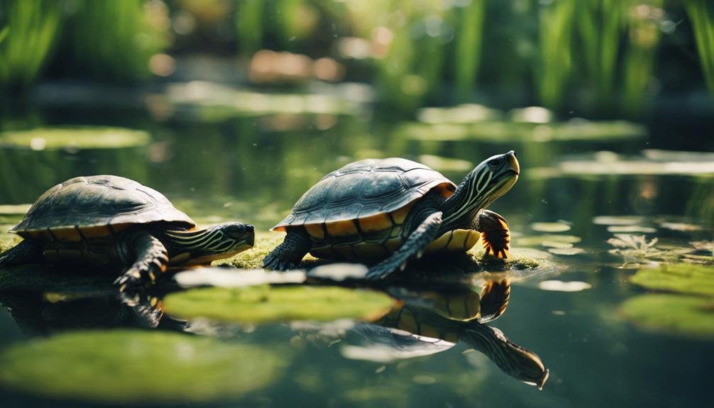 turtle diets and pond