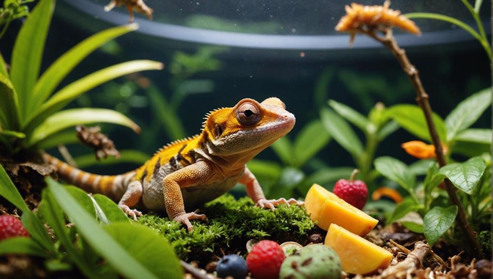 crested geckos dietary needs