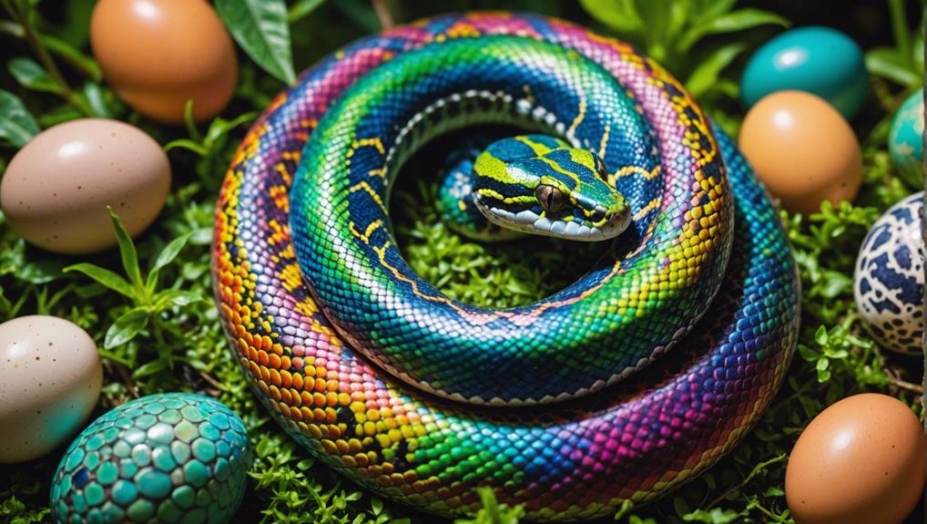 Breeding Rainbow Pythons