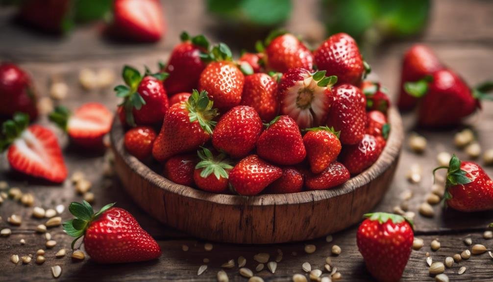 strawberry nutritional analysis data