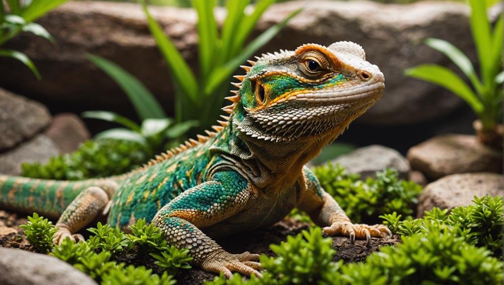 bearded dragons waving behavior