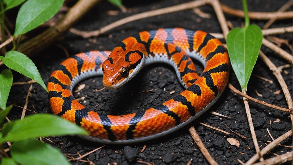 corn snake physical traits