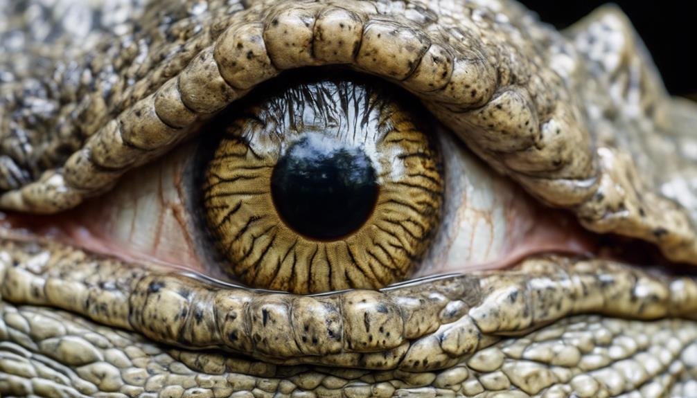 crocodile eye structure analyzed